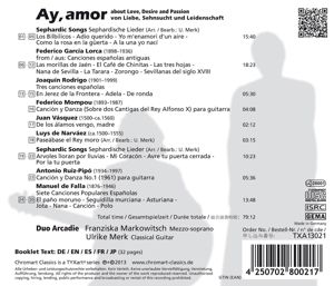 Produktbild: Ay,amor-Lieder mit Gitarre