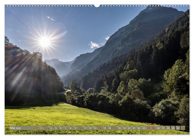 Produktbild: Schweizer Panorama - Von den Alpen bis zu den Seen (Wandkalender 2026 DIN A2 quer), CALVENDO Monatskalender