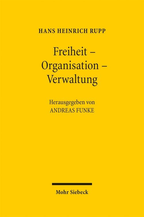 Produktbild: Freiheit - Organisation - Verwaltung