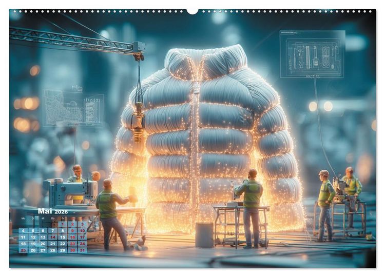 Produktbild: Miniatur - Atelier (Wandkalender 2026 DIN A2 quer), CALVENDO Monatskalender