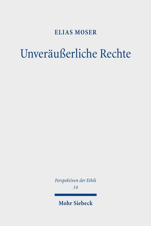 Produktbild: Unver&auml;u&szlig;erliche Rechte
