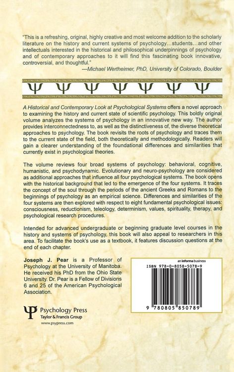 Produktbild: A Historical and Contemporary Look at Psychological Systems