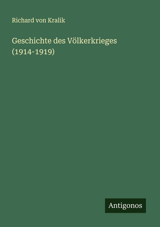 Produktbild: Geschichte des V&ouml;lkerkrieges (1914-1919)