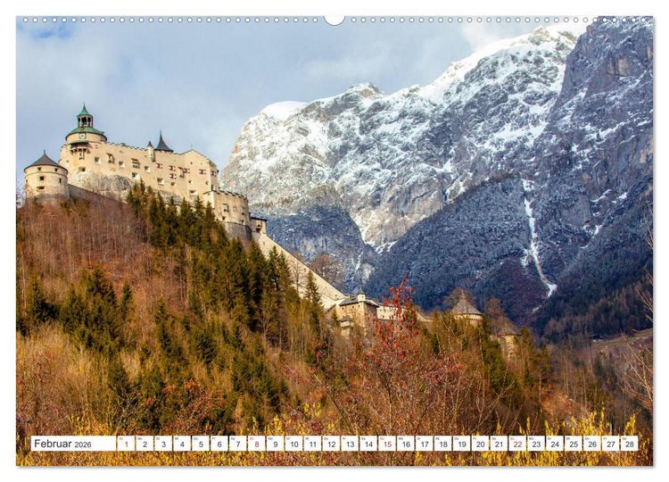 Produktbild: Die Festung Hohenwerfen (Wandkalender 2026 DIN A2 quer), CALVENDO Monatskalender