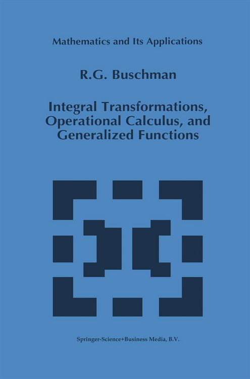 Produktbild: Integral Transformations, Operational Calculus, and Generalized Functions
