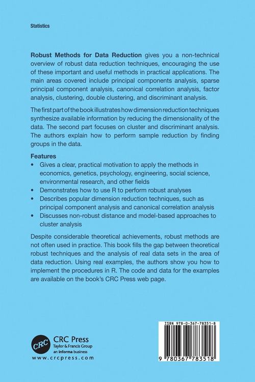 Produktbild: Robust Methods for Data Reduction