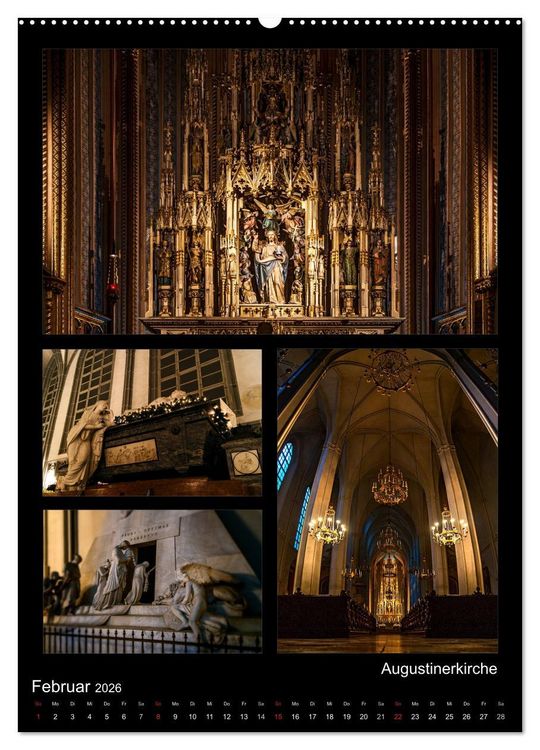 Produktbild: Die Hofburg zu Wien (hochwertiger Premium Wandkalender 2026 DIN A2 hoch), Kunstdruck in Hochglanz