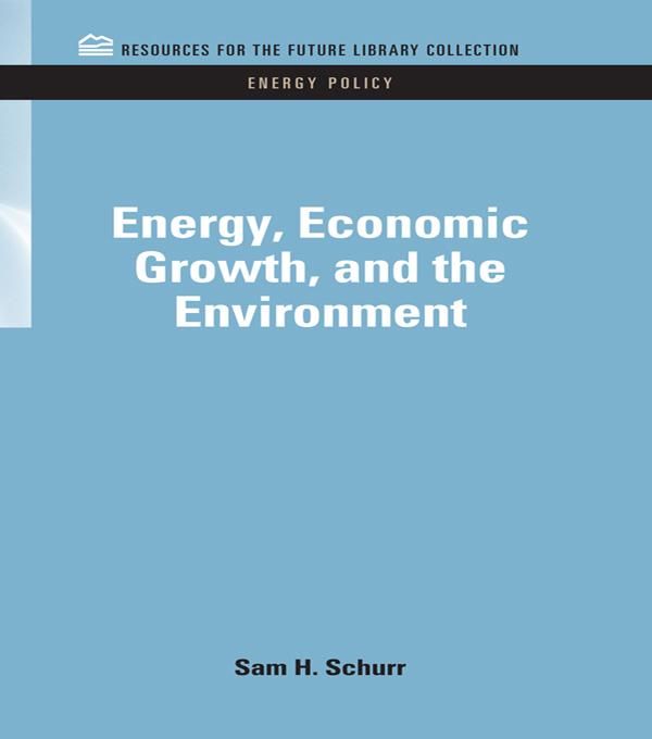 Produktbild: Energy, Economic Growth, and the Environment