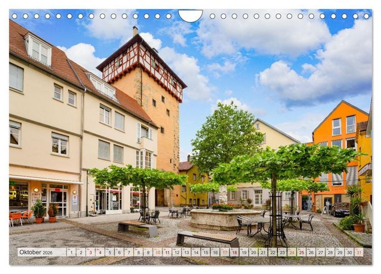 Produktbild: Reutlingen Impressionen (Wandkalender 2026 DIN A4 quer), CALVENDO Monatskalender
