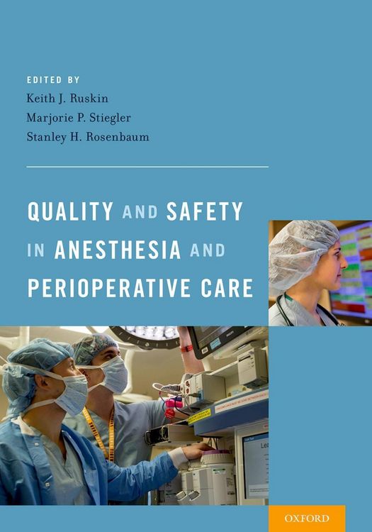 Produktbild: Quality and Safety in Anesthesia and Perioperative Care
