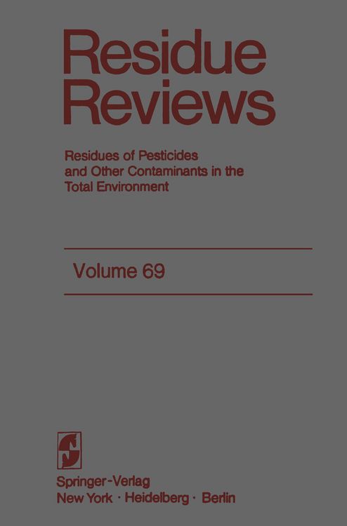 Produktbild: Residue Reviews