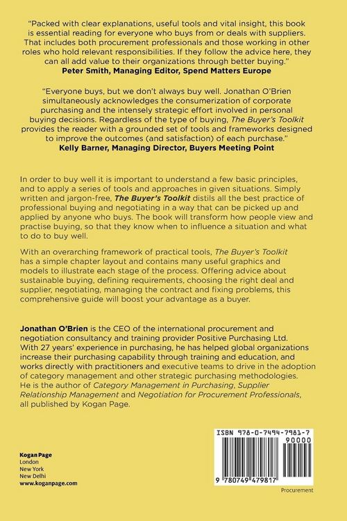 Produktbild: The Buyer's Toolkit