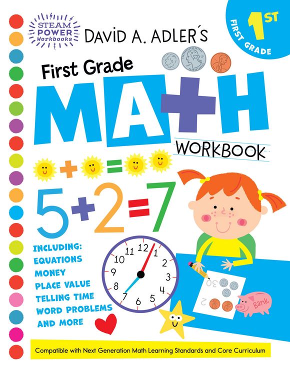 Produktbild: David A. Adler's First Grade Math Workbook