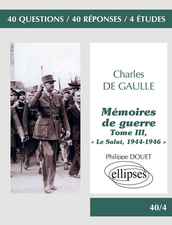 Produktbild: de Gaulle, ' M&eacute;moires de guerre ', tome III, ' Le Salut, 1944-1946 '