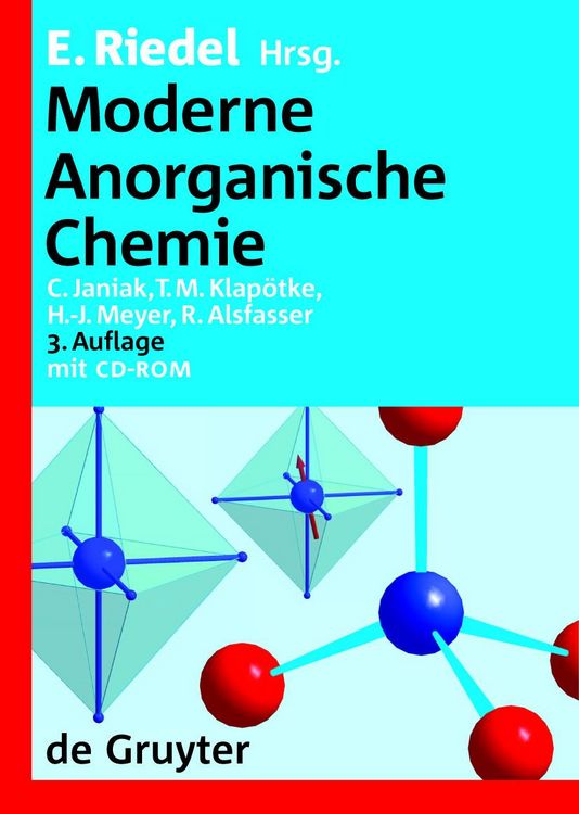 Produktbild: Moderne Anorganische Chemie
