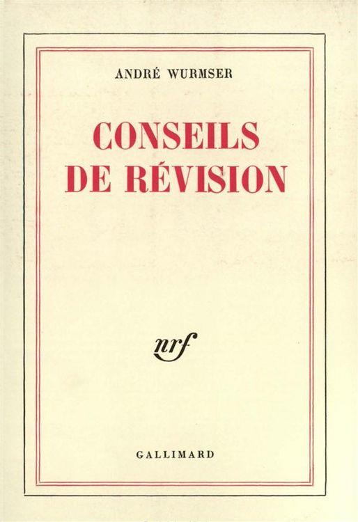 Produktbild: Conseils de r&eacute;vision