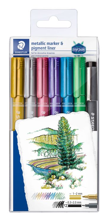 Produktbild: STAEDTLER Lackmarker Metallic 6er Set