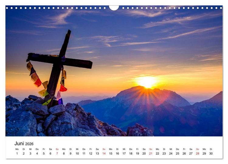 Produktbild: Berchtesgadener Berge im Licht (Wandkalender 2026 DIN A3 quer), CALVENDO Monatskalender