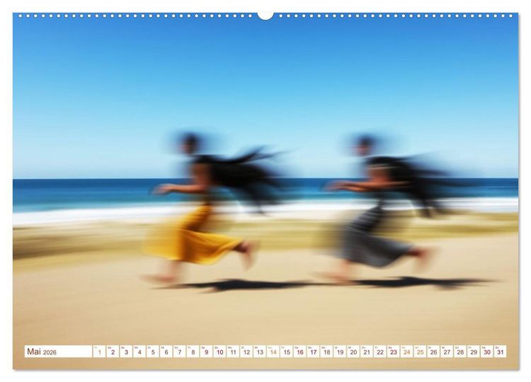 Produktbild: Die Poesie und Kraft des Windes - Windkraft in Bewegung (hochwertiger Premium Wandkalender 2026 DIN A2 quer), Kunstdruck in Hochglanz