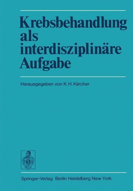 Produktbild: Krebsbehandlung als interdisziplin&auml;re Aufgabe