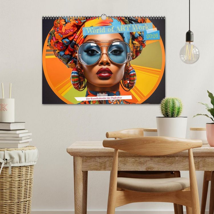 Produktbild: World of Art Work (Wandkalender 2026 DIN A3 quer), CALVENDO Monatskalender
