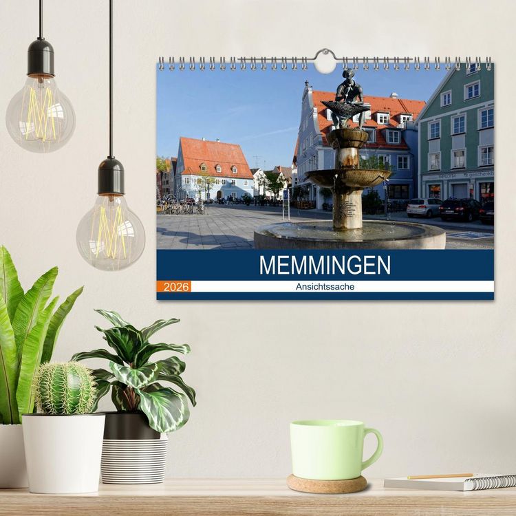 Produktbild: Memmingen - Ansichtssache (Wandkalender 2026 DIN A4 quer), CALVENDO Monatskalender