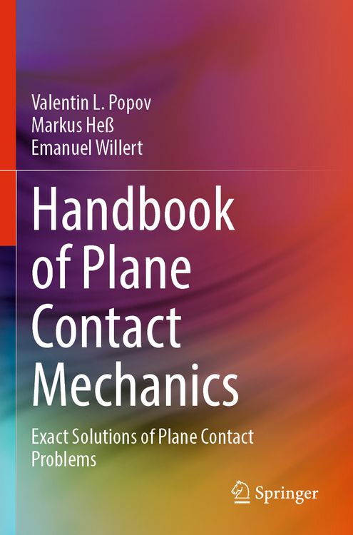 Produktbild: Handbook of Plane Contact Mechanics