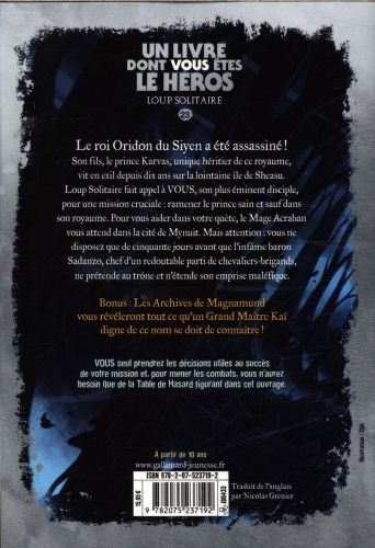 Produktbild: Le h&eacute;ros de Mynuit. Loup solitaire