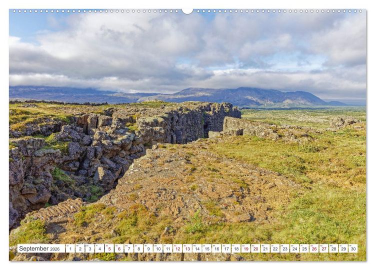 Produktbild: Die Farben Islands (Wandkalender 2026 DIN A2 quer), CALVENDO Monatskalender