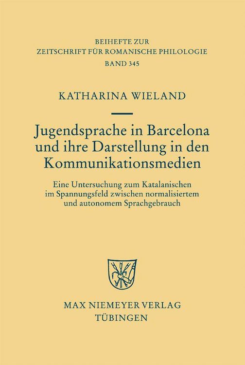 Produktbild: Jugendsprache in Barcelona und ihre Darstellung in den Kommunikationsmedien