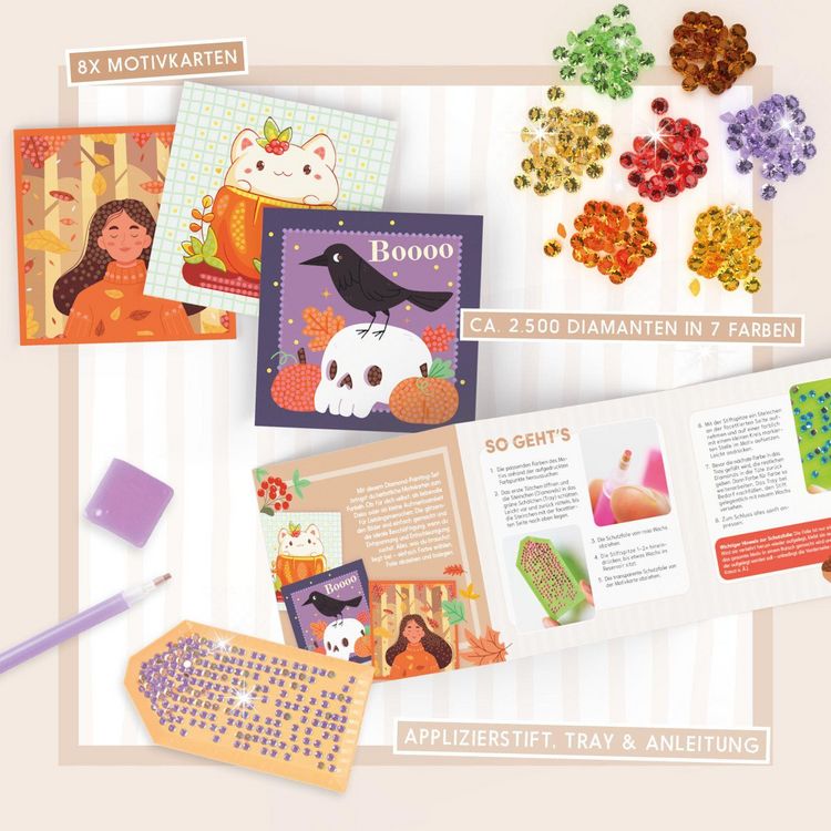 Produktbild: Cozy Autumn Diamond Painting &ndash; DIY-Set f&uuml;r deine kreative Auszeit