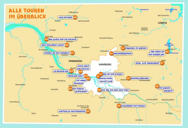 Produktbild: DUMONT Radelzeit in und um Hamburg
