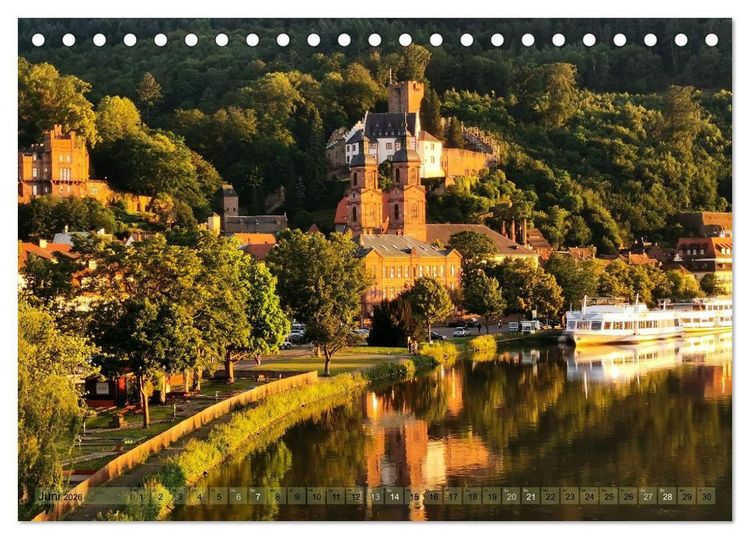 Produktbild: Romantisches Miltenberg am Main (Tischkalender 2026 DIN A5 quer), CALVENDO Monatskalender