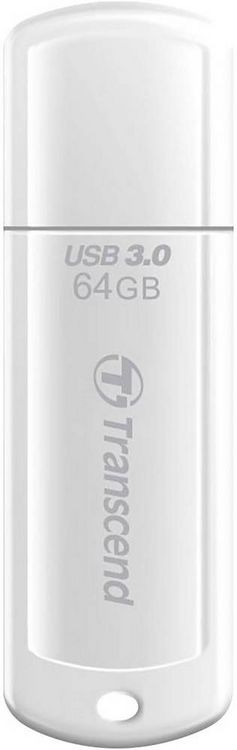 Produktbild: Transcend JetFlash&reg; 730 USB-Stick 64GB Wei&szlig; TS64GJF730 USB-A (USB 3.2 Gen 1)