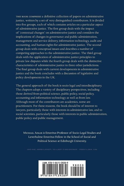 Produktbild: Administrative Justice in Context
