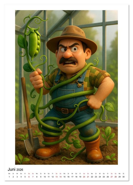 Produktbild: Gartenverliebt (Tischkalender 2026 DIN A5 hoch), CALVENDO Monatskalender