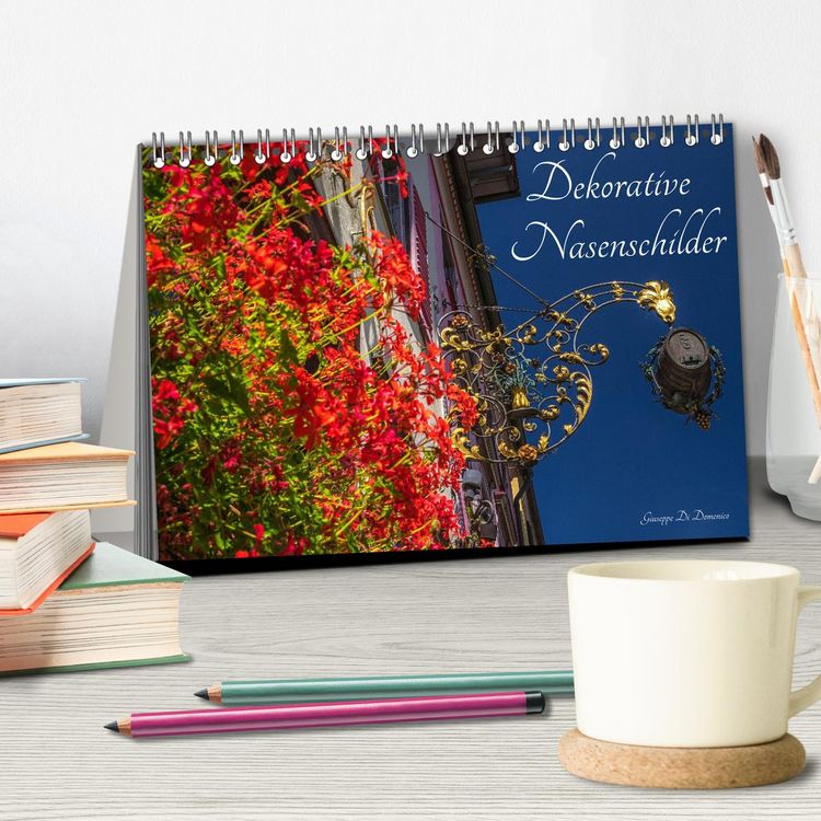 Produktbild: Dekorative Nasenschilder (Tischkalender 2026 DIN A5 quer), CALVENDO Monatskalender