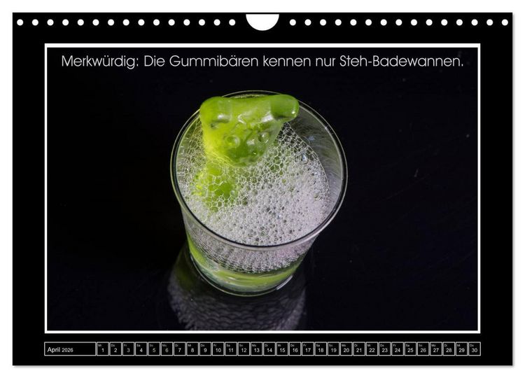 Produktbild: Wissenswertes aus der Welt der Gummib&auml;ren (Wandkalender 2026 DIN A4 quer), CALVENDO Monatskalender