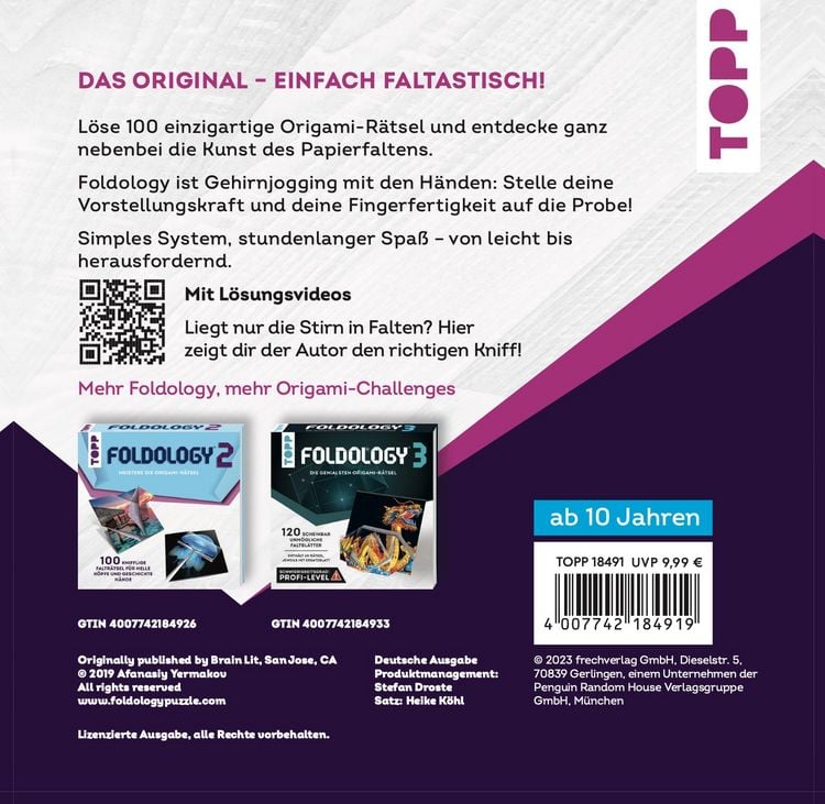 Produktbild: Foldology &ndash; Das Origami-R&auml;tselspiel