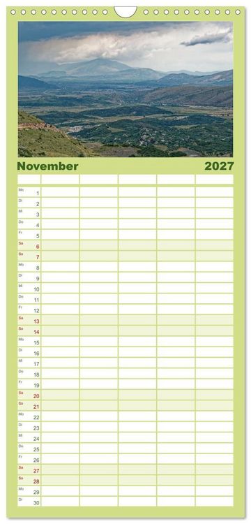 Produktbild: Familienplaner 2027 - Albanien. Eine Entdeckungsreise. mit 5 Spalten (Wandkalender, 21 x 45 cm) CALVENDO