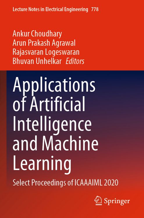 Produktbild: Applications of Artificial Intelligence and Machine Learning