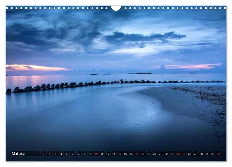Produktbild: Malediven - Inseltraum im Paradies (Wandkalender 2026 DIN A3 quer), CALVENDO Monatskalender