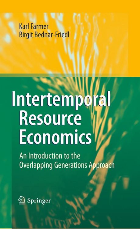Produktbild: Intertemporal Resource Economics