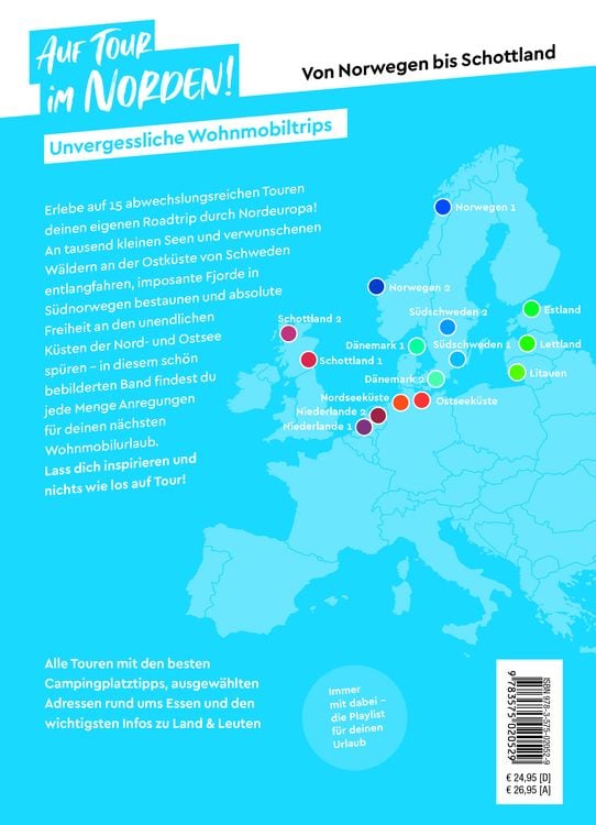 MARCO POLO Bildband Auf Tour im Norden! Unvergessliche Wohnmobiltrips von Norwegen bis Schottland