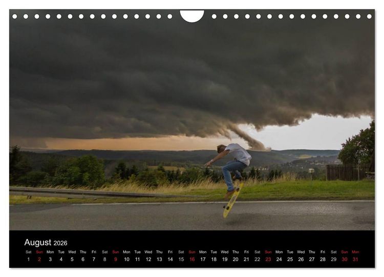 Produktbild: Skateboard - Street only (Wall Calendar 2026 DIN A4 landscape), CALVENDO 12 Month Wall Calendar