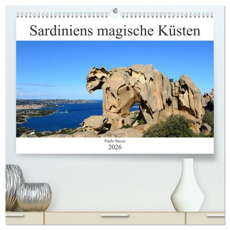 Produktbild: Sardiniens magische K&uuml;sten (hochwertiger Premium Wandkalender 2026 DIN A2 quer), Kunstdruck in Hochglanz