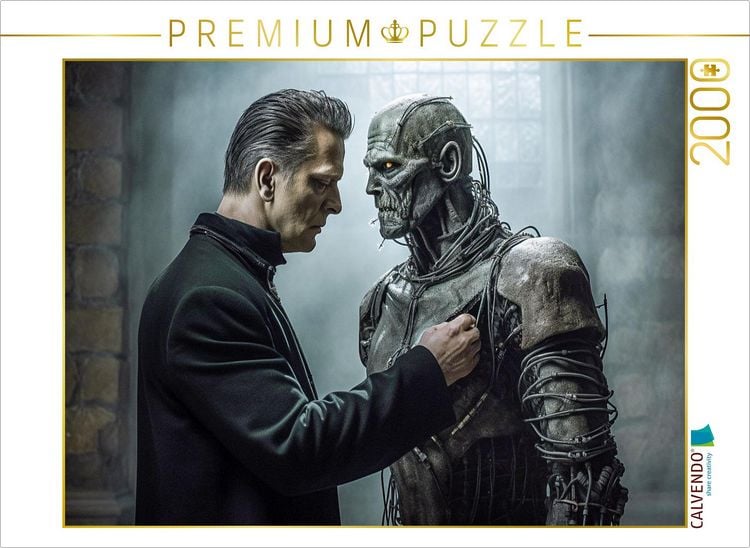 Produktbild: CALVENDO Puzzle Frankensteins Monster von Mary Shelly | 2000 Teile Lege-Gr&ouml;&szlig;e 90x67cm Foto-Puzzle f&uuml;r gl&uuml;ckliche Stunden