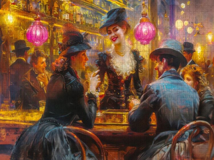 Produktbild: CALVENDO Puzzle Live-Bar | 1000 Teile Lege-Gr&ouml;&szlig;e 64x48cm Foto-Puzzle f&uuml;r gl&uuml;ckliche Stunden