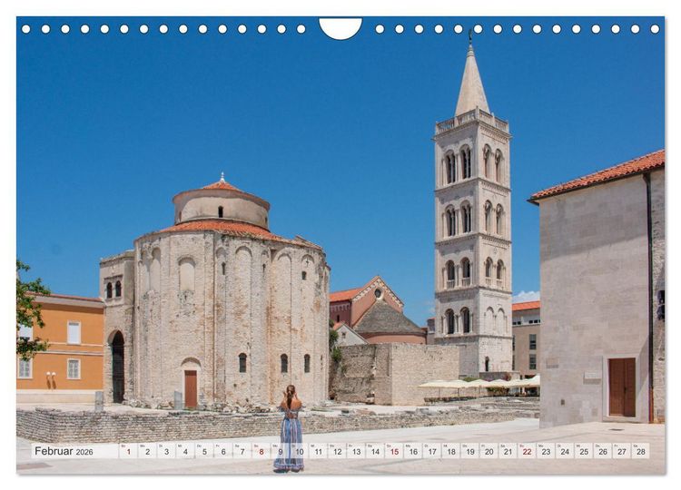 Produktbild: Zadar - R&ouml;mische Metropole in Kroatien (Wandkalender 2026 DIN A4 quer), CALVENDO Monatskalender