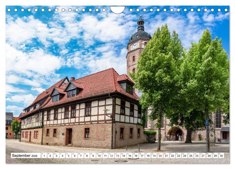 Produktbild: Rosenstadt Sangerhausen (Wandkalender 2026 DIN A4 quer), CALVENDO Monatskalender